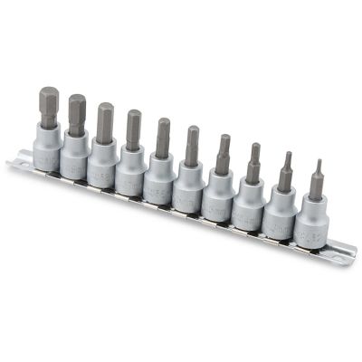 TIT16170 image(0) - TITAN 10-PC 3/8" DR METRIC HEX BIT S