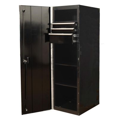 EXTRX192503SLBK image(0) - Extreme Tools Extreme Tools 19" 3-Drw and 2-Shelf Side Locker BK