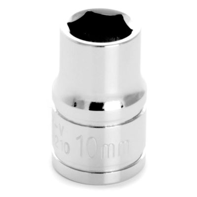 WLMW38210 image(0) - Wilmar Corp. / Performance Tool 3/8'' Dr 6pt Std. Socket 10mm