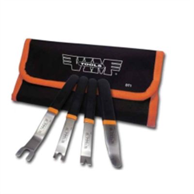 VIMDT1 image(1) - VIM Tools Door And Trim Tool Set, Stainless, 4 Piece Set, Dipped Handles