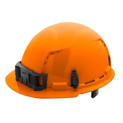 MLW48-73-1232 image(0) - Milwaukee Tool BOLT Orange Front Brim Vented Hard Hat w/6pt Ratcheting Suspension (USA) - Type 1, Class C