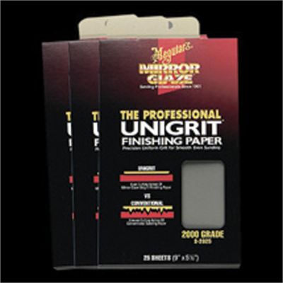 MEGS1525 image(0) - Meguiar's Automotive Unigrit Finishing Paper, 1500 Grade