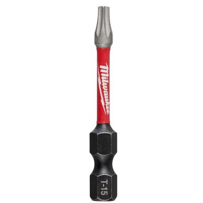 MLW48-32-4783 image(0) - Milwaukee Tool SHOCKWAVE 2" Power Bit Torx T15 (25 Pk)