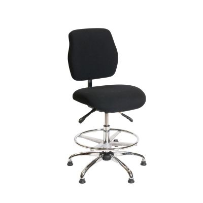 LDS1010429 image(0) - LDS (ShopSol) ESD Chair - Medium Height -   Deluxe Black