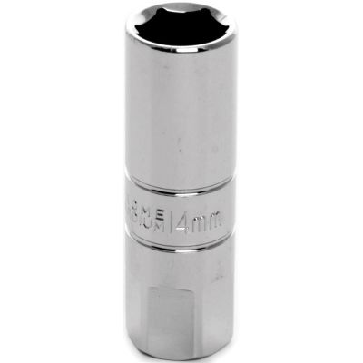 WLMW38166 image(0) - Wilmar Corp. / Performance Tool 3/8" Dr 14mm Sprk Plg Skt