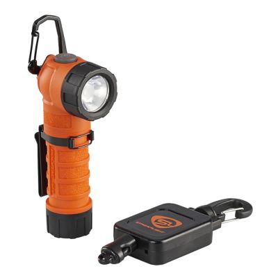 STL88832 image(0) - Streamlight PolyTac 90 X Multi-Fuel Right Angle Orange Flashlight with Gear Keeper, Orange