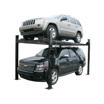 ATEXH-PRO8000EXT-FPD image(0) - Atlas Automotive Equipment Atlas Equipment Garage PRO8000EXT Extra Tall Portable Hobbyist 8,000 lb. Capacity 4-Post Lift