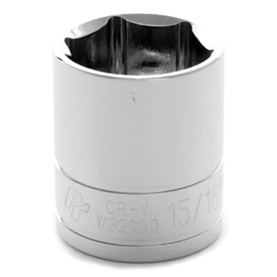 WLMW32030 image(0) - Wilmar Corp. / Performance Tool 1/2" Dr 6pt Std. Socket 15/16"