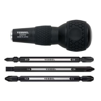 VES220W3 image(0) - Vessel Tools Ratcheting Ball Grip Screwdriver