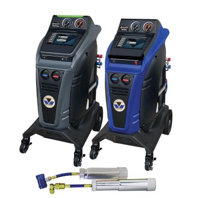 MSCCOMD-RRR-KIT-3A image(0) - Mastercool COMBO KIT INCLUDES COMMANDER1100 & COMMANDER4100 W/ (2) FREE UNIVERSAL DYE INJECTORS (53123 & 53123-YF)