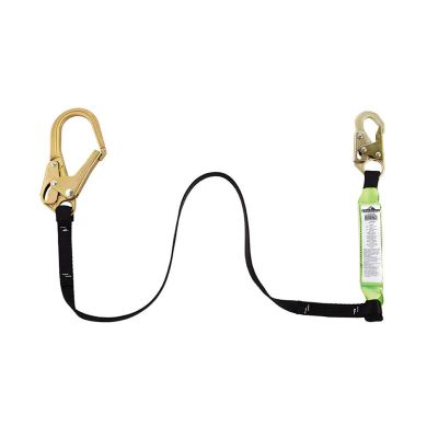 SRWV8104320 image(0) - PeakWorks PeakWorks - Shock Absorbing Lanyards - Tear Pack 1" Webbing - Single Leg - Weight Capacity 130-310 Lbs - 6' (1.8 m) Adjustable