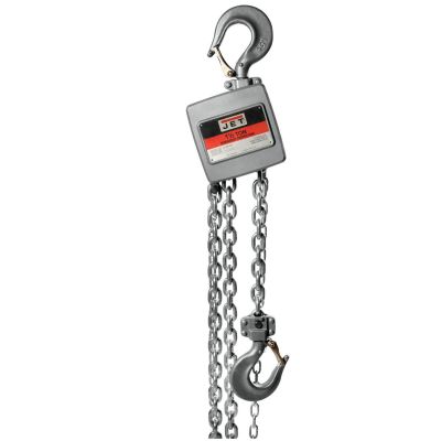 JET133121 image(0) - Jet Tools 1-1/2-Ton Aluminum Hand Chain Hoist with 10' Lift - AL100-150-10