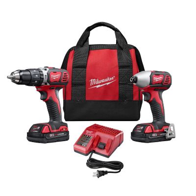 MLW2697-22CT image(0) - Milwaukee Tool M18 Cordless LITHIUM-ION 2-Tool Combo Kit