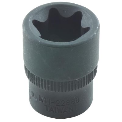 KTI22888 image(0) - K Tool International E18 X 3/8 " DR EXTERNAL TORQ SOC, EACH