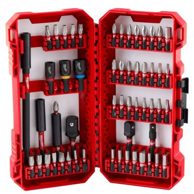 MLW48-32-4096 image(0) - Milwaukee Tool SHOCKWAVE Impact Duty Driver Bit Set - 55PC