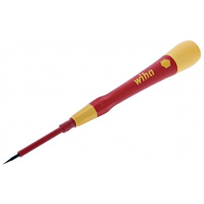 WIH32001 image(0) - Wiha Tools Insul. PicoFinish Precision Slotted Screwdriver 2.0x40mm