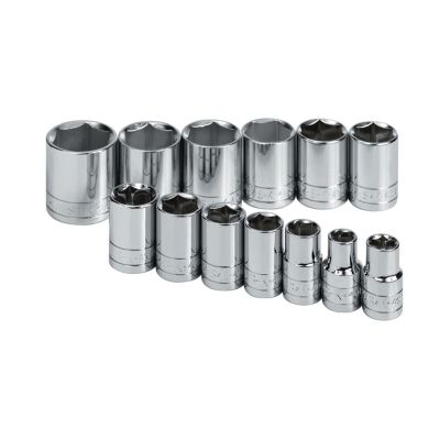 SKT4113-6 image(0) - S K Hand Tools SOCKET SET 1/2IN. DRIVE 13PC SAE STD 6 POINT