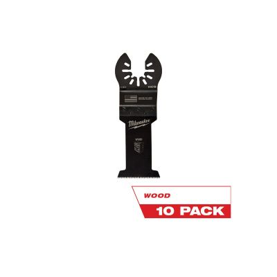 MLW49-25-1109 image(0) - Milwaukee Tool OPEN-LOK 1-3/8" HCS Wood Multi-Tool Blades 10PK