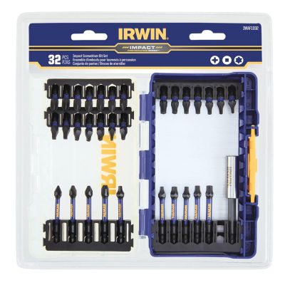 HANIWAF1332 image(0) - IRWIN IRWIN 32-Piece Impact Screwdriving Set