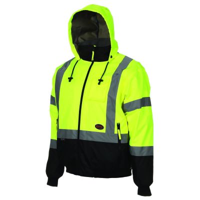 SRWV1130560U-XL image(0) - Pioneer Pioneer - Hi-Vis Insulated Bomber Jacket - Yellow/Green - Size XL