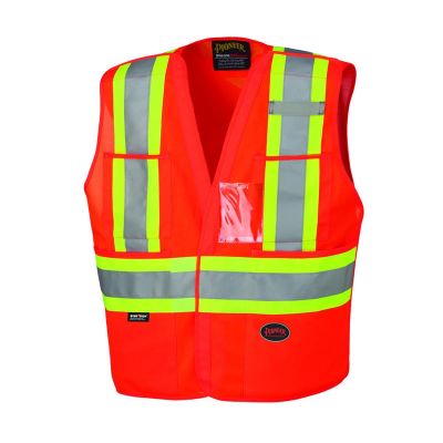 SRWV1020951U-23XL image(0) - Pioneer Pioneer - Safety Tear-Away Vest - Hi-Vis Orange - Size 2XL/3XL