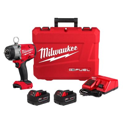 MLW2966-22 image(0) - Milwaukee Tool M18 FUEL 1/2" High Torque Impact Wrench w/ Pin Detent Kit