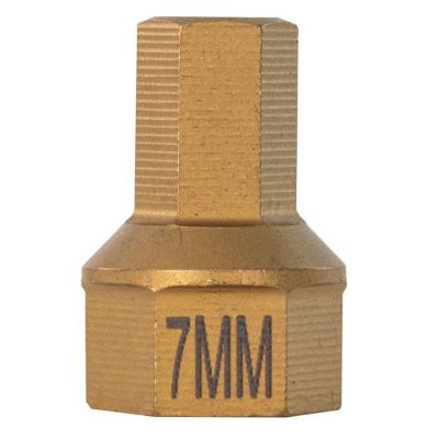 MAY16137 image(0) - Mayhew 7 MM Metric Hex Dual Drive Bit, 7/16" Drive