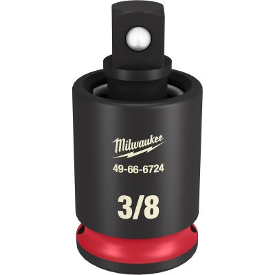 MLW49-66-6724 image(0) - Milwaukee Tool SHOCKWAVE Impact Duty  3/8" Drive Universal Joint