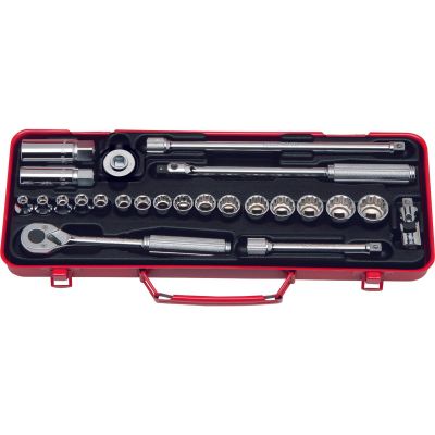 KKN3275 image(0) - Ko-ken USA 3275 25 Piece 3/8 Sq. Dr.  6 and 12 point Automotive Socket Set