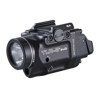 STL69419 image(0) - Streamlight TLR-8 sub Rail Mounted Tactical Light with Red Laser for GLOCK 43X/48 MOS and 43X/48 Rail Handguns, Black