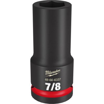 MLW49-66-6337 image(0) - Milwaukee Tool SHOCKWAVE Impact Duty  3/4"Drive 7/8" Deep 6 Point Socket