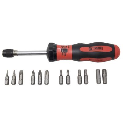 KTI72104 image(0) - K Tool International Torque Screwdriver Set 13 pc