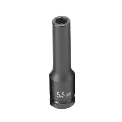 GRE955MDG image(0) - Grey Pneumatic SOC 5.5 MM 1/4D IMP MAG 6PT DP BLK