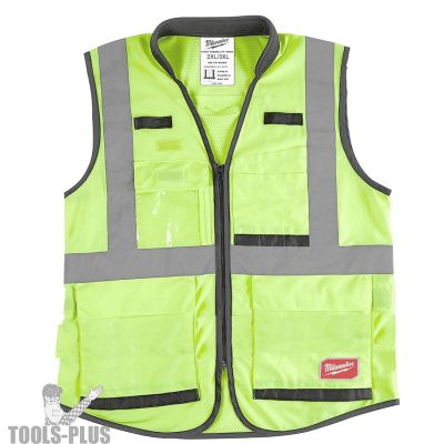 MLW48-73-5043 image(0) - Milwaukee Tool Hi Vis Yel Prfrm Sfty Vest-XXL/XXXL