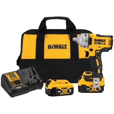 DWTDCF891P2 image(0) - DeWalt 20V Max 1/2 IN Mid-Range Impact Wrench Kit