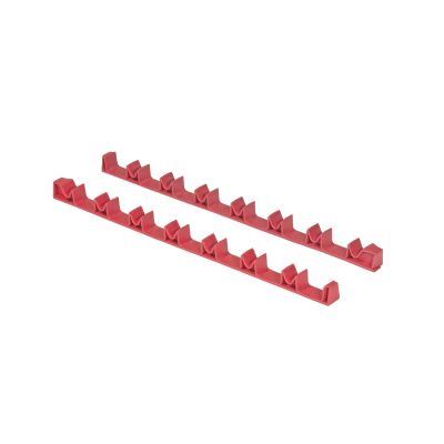 ERN6040 image(0) - Ernst Mfg. 14 Tool No-Slip Low Profile Screwdriver Rails, Red