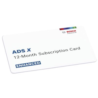 BSD3945-SUB-ENH image(0) - Bosch ADS 525X/625X 12 Month Subscription - Enhanced Plan