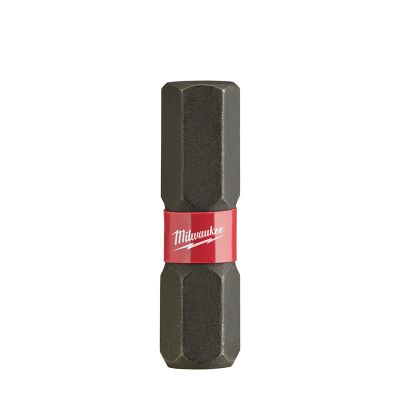 MLW48-32-4709 image(0) - Milwaukee Tool SHOCKWAVE Impact Hex 1/4" Insert Bits (Bulk 25)