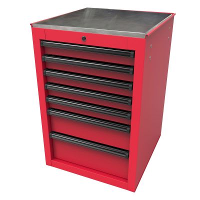 HOMRD08022070 image(0) - Homak Manufacturing RS PRO 22 in. 7-Drawer Side Cabinet, Red