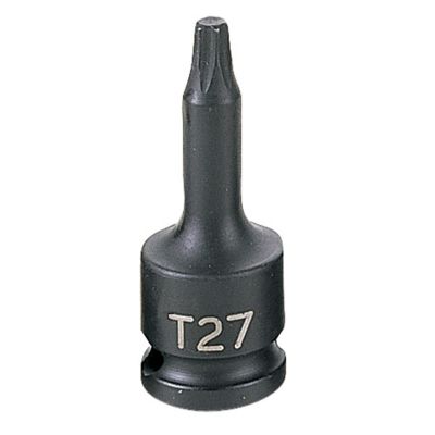 GRE1127T image(0) - Grey Pneumatic SOC T27 3/8D IMP INT TRX MALE BLK