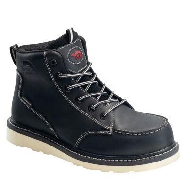 FSIA7508-7.5W image(0) - Avenger Work Boots Wedge Series - Men's Boots - Carbon Nano-Fiber Toe - IC|EH|SR - Black/Tan - Size: 7.5W