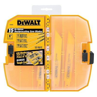 DWTDW4890 image(0) - DeWalt 15pc Recip Saw Blades