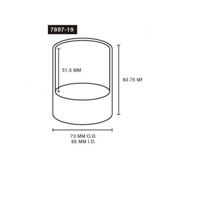 AST7897-19 image(0) - Astro Pneumatic 1-1/16" ID x 2-7/8" OD x 3-7/16" L Adapter