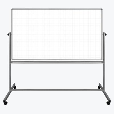 LUXMB7240LB image(0) - Luxor 72 x 40 Mobile Double-Sided Grid Board