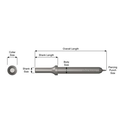 AJXA916 image(0) - Ajax Tool Works PUNCH SCREW NO 6