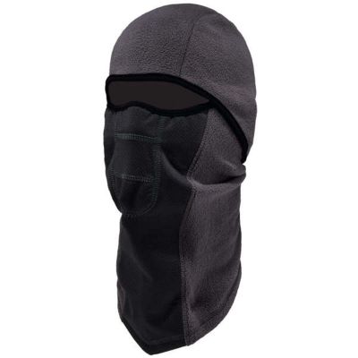 ERG16835 image(0) - Ergodyne 6823 Gray Wind-proof Hinged Balaclava Face Mask