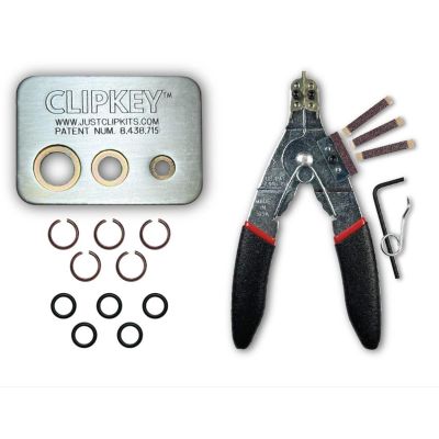 JSCMCTPTCK505 image(0) - JUST CLIPS TOOL KIT WITH SNAP RING PLIERS, A CLIPKEY AND 5 SETS OF 1/2" FRICTION RINGS & O-RINGS