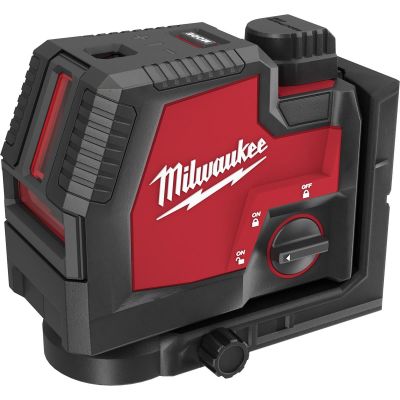 MLW3522-21 image(0) - Milwaukee Tool USB Rechargeable Green Cross Line & Plumb Points Laser