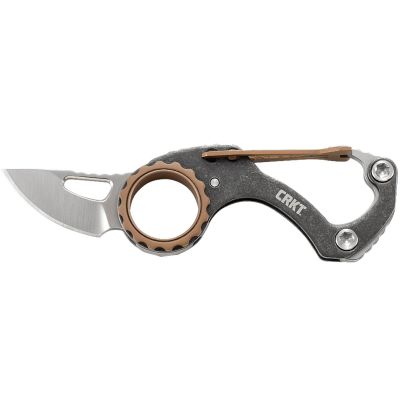 CRK9082 image(0) - CRKT (Columbia River Knife) 9082 Compano™ Carabiner Drop Point