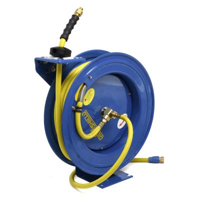 BLBOSRHD3850 image(0) - BluBird BluBird OS Air Hose on 18 Gauge Heavy Duty Reel 3/8